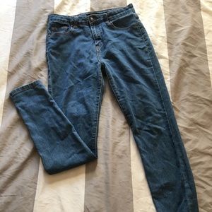 forever 21 dark wash skinny jeans
